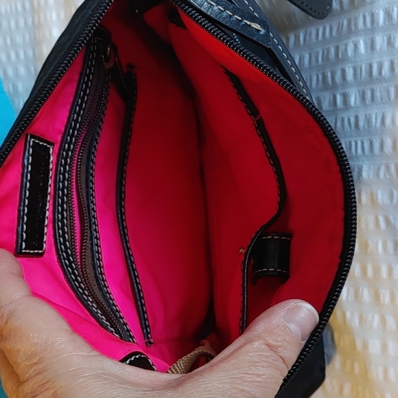Dooney & Bourke Black Nylon Crossbody Bag - Picture 10 of 17